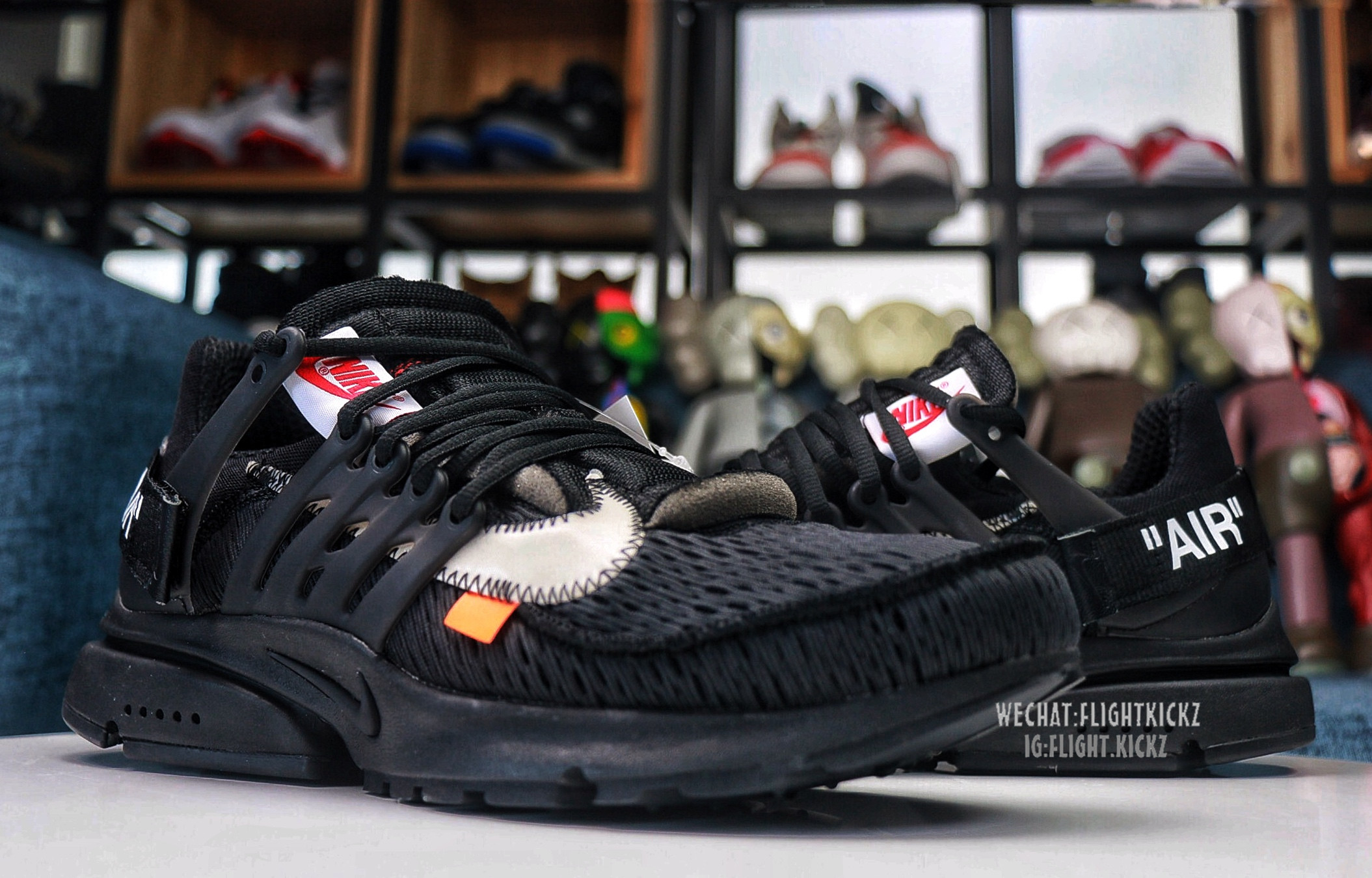 2018 Off White X Nike Presto Triple Black