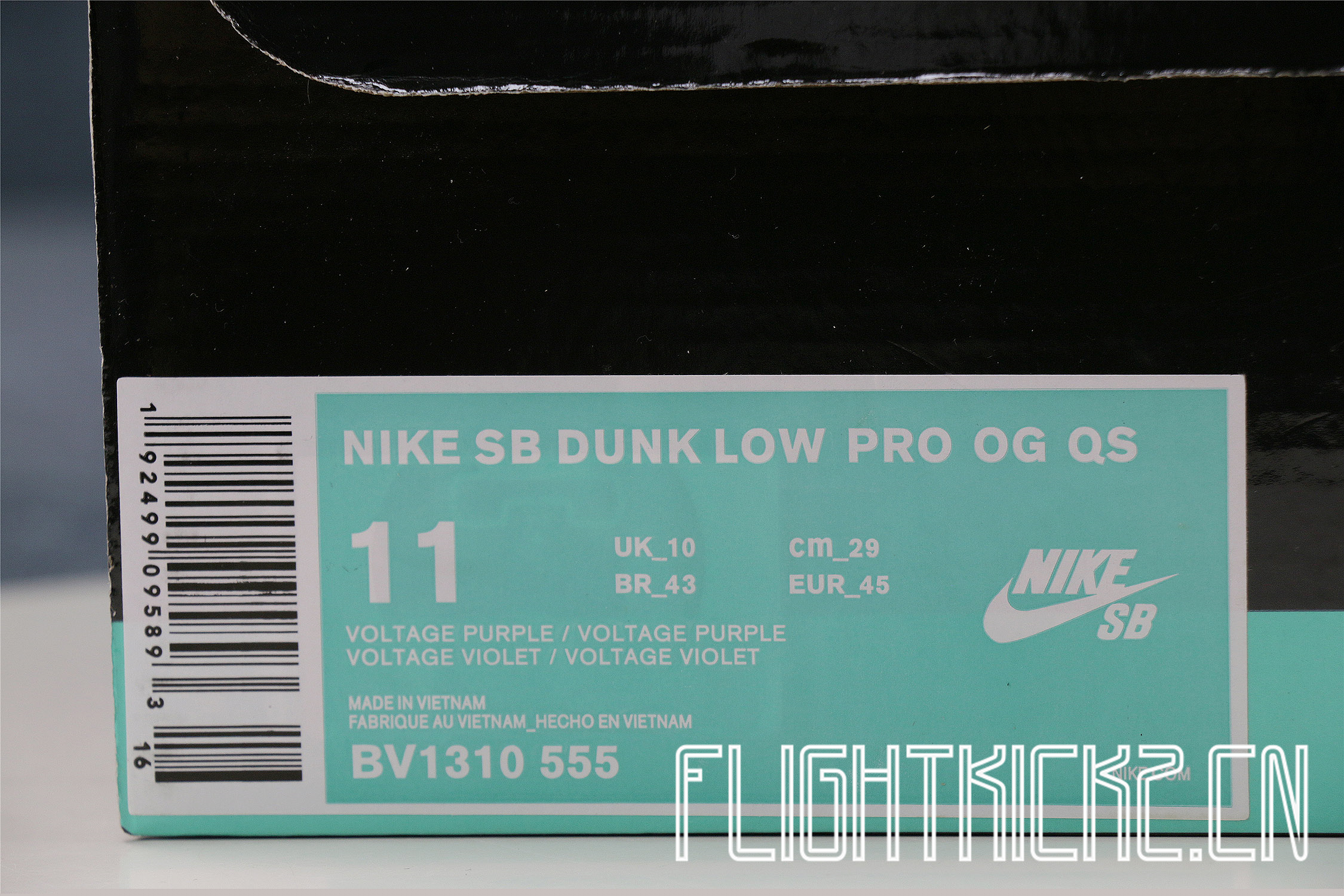 Nike Sb Dunk Low Pro Og Qs Purple Lobster(LN5 A1 Batch)