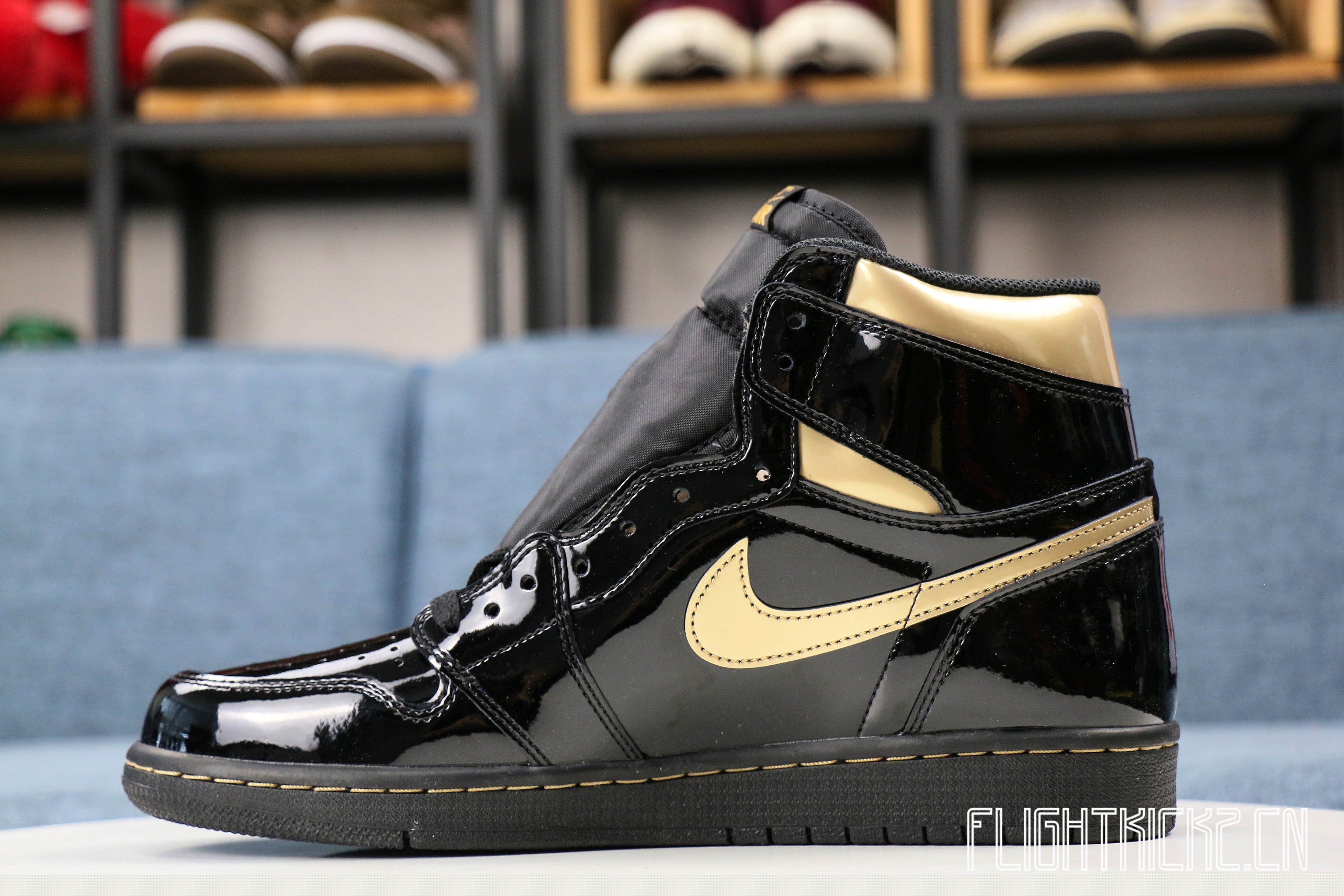 Air Jordan 1 Retro High OG in Black/Metallic Gold 2020