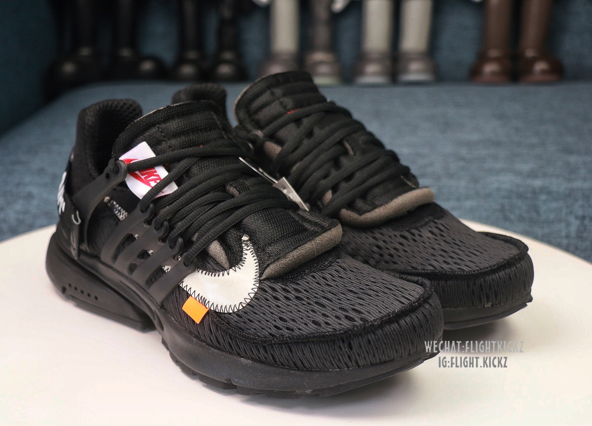 2018 Off White X Nike Presto Triple Black