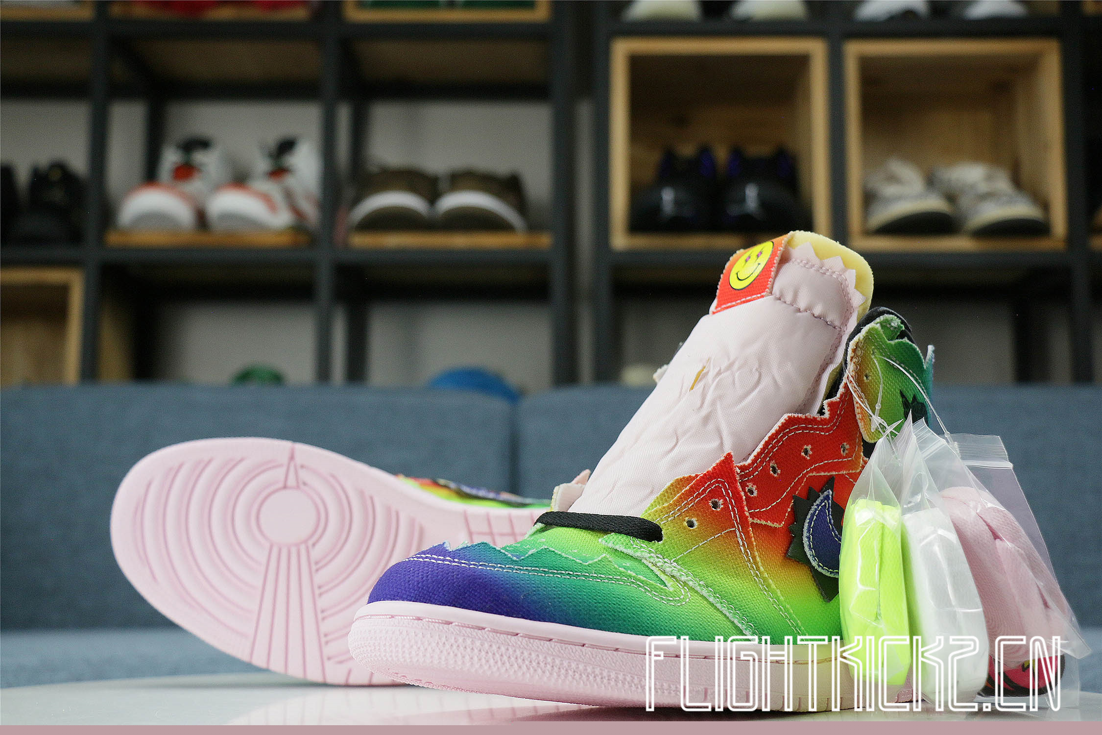 J Balvin x Jordan 1 Retro High 2020(LN5 A1 Batch) (Flash Sale)