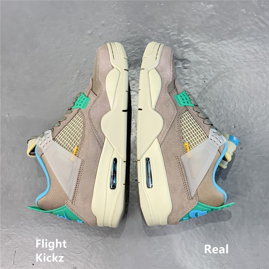 Union LA X Air Jordan 4 Retro Taupe Haze 2021 (LN5 A1 Batch)