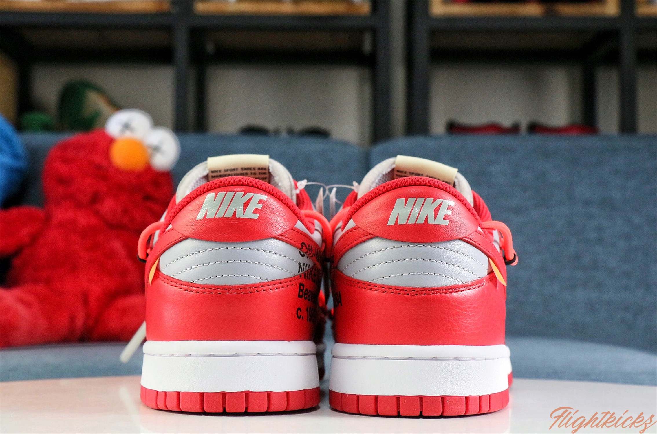 Off White X Nike SB Dunk University Red 2019(LN5 A1 Batch)