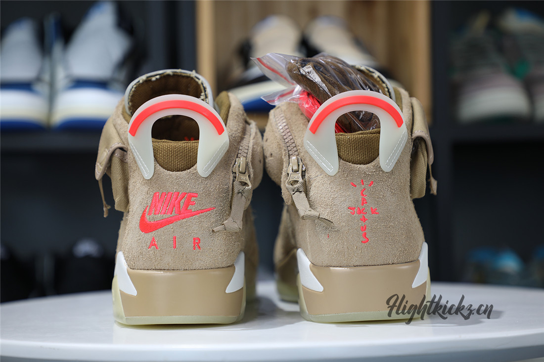 Travis Scott X Air Jordan 6 Retro “British Khaki”