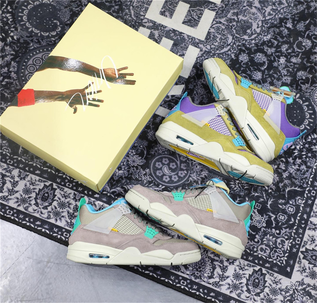 Union LA X Air Jordan 4 Retro “Desert Moss” 2021