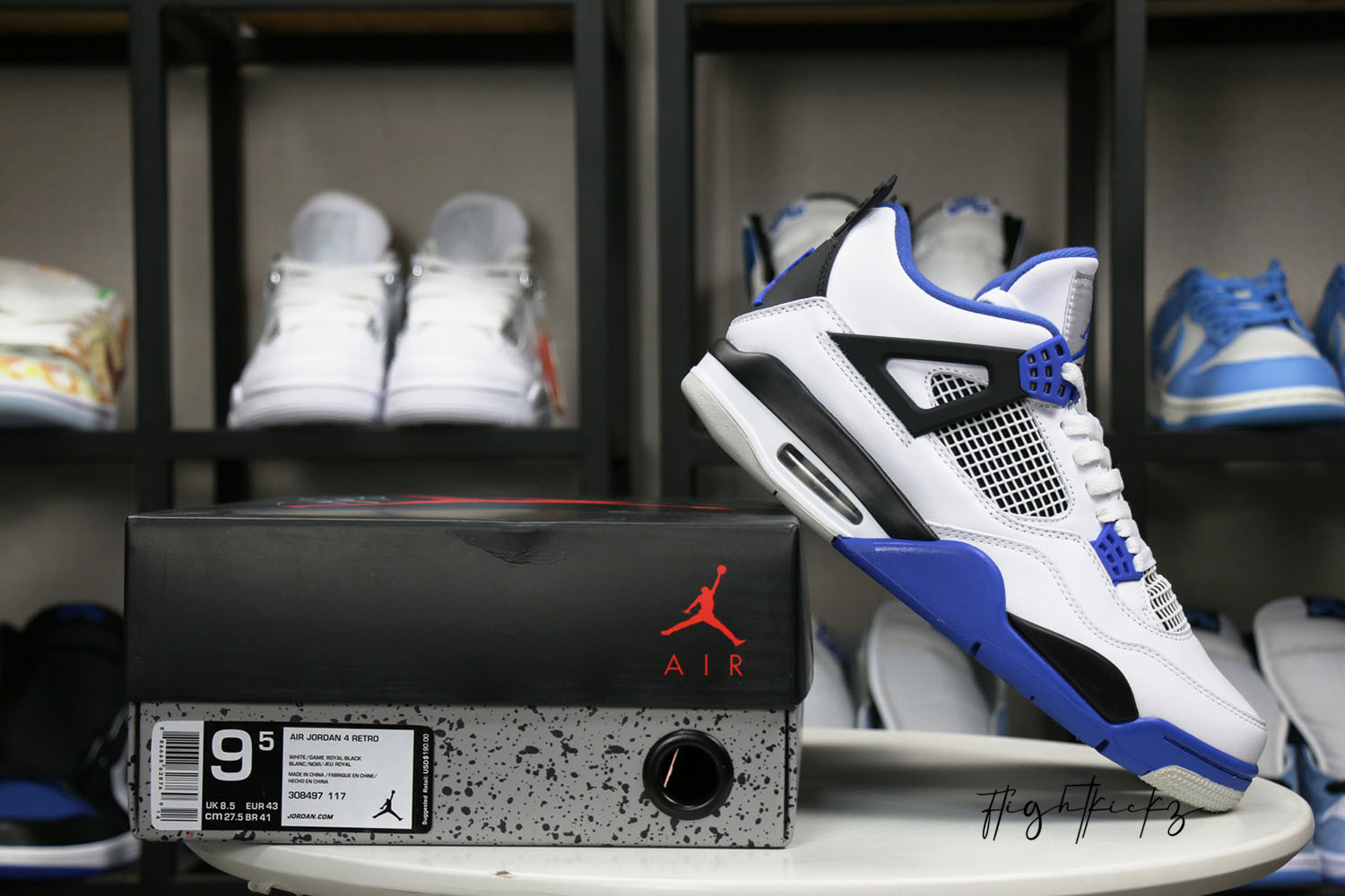 Air Jordan 4 Retro Motorsports 2017(LN5 A1 Batch)