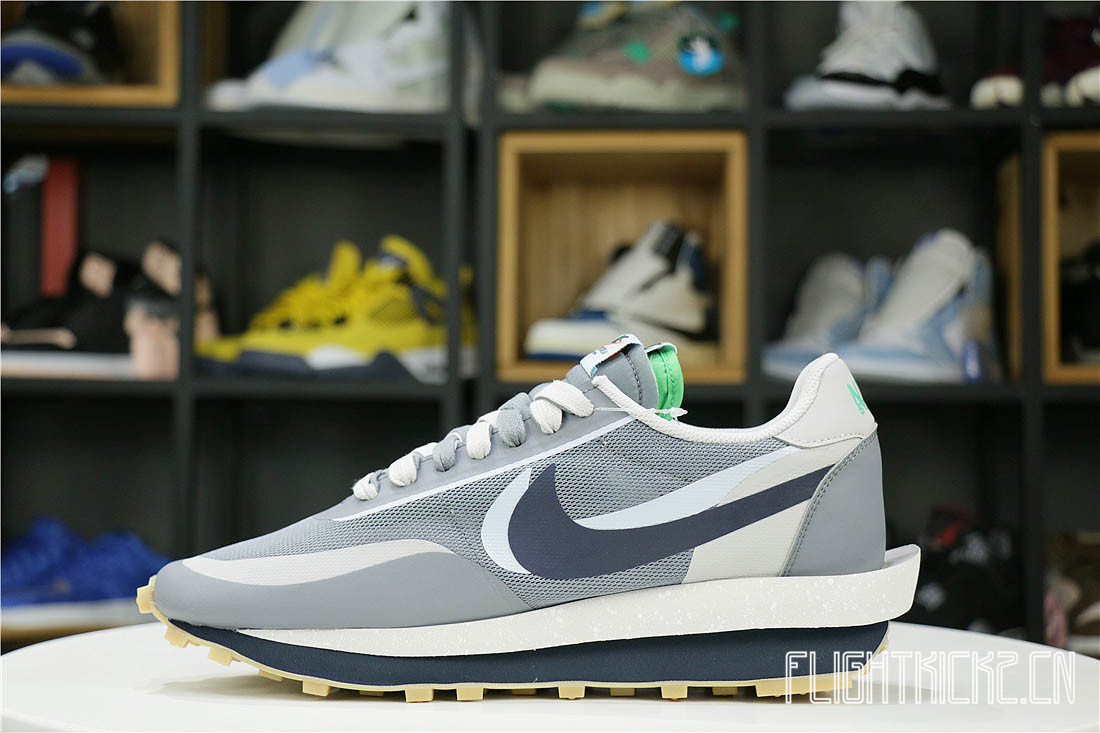 Nike LD Waffle sacai CLOT Kiss of Death 2 Cool Grey