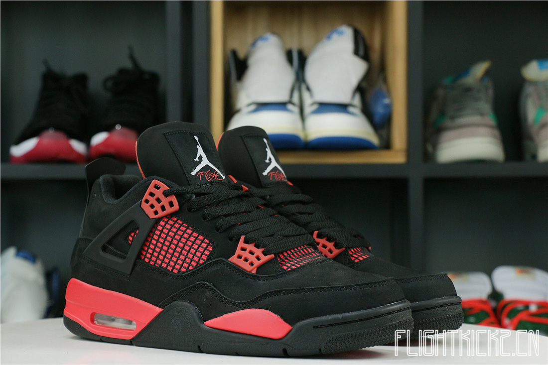 Air Jordan 4 Red Thunder 2021(LN5 A1 Batch)