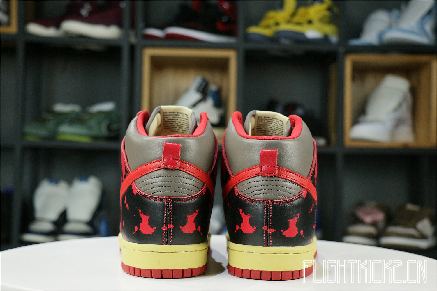 Nike Dunk High 1985 Red Acid Wash