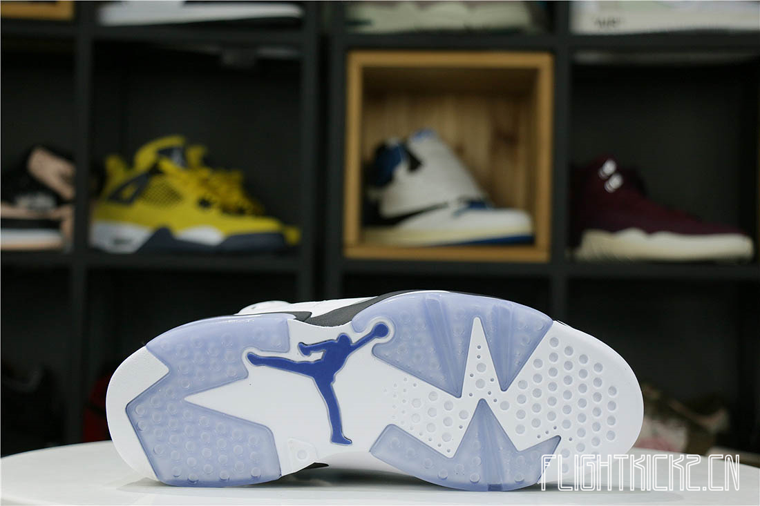 Air Jordan 6 UNC White