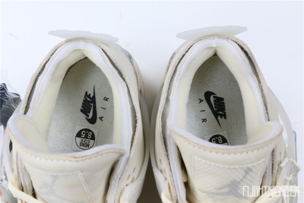 Off White x Air Jordan 4 Sail 2020 (LN5 A1 Batch)