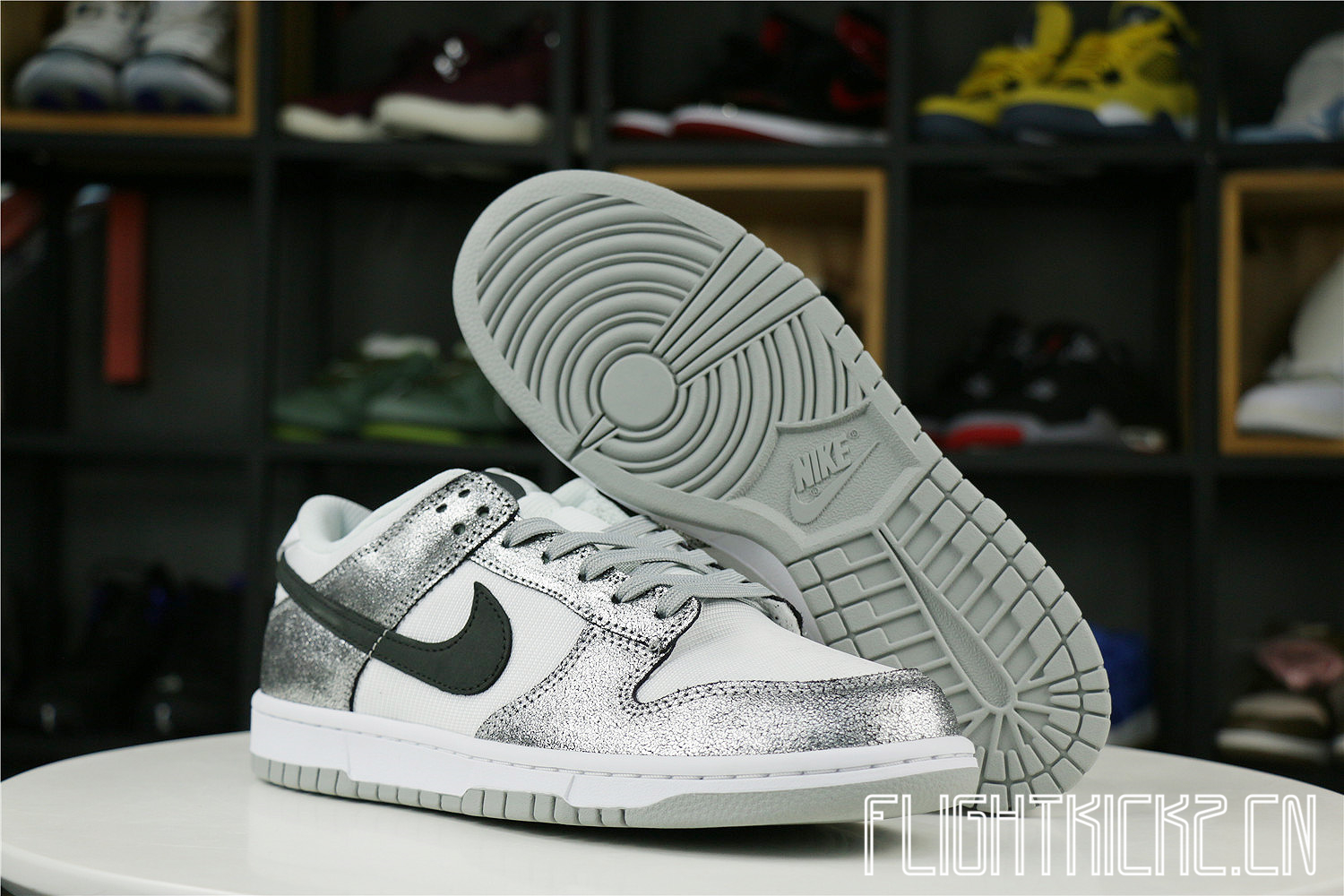 Nike Dunk Low Golden Gals Metallic Silver