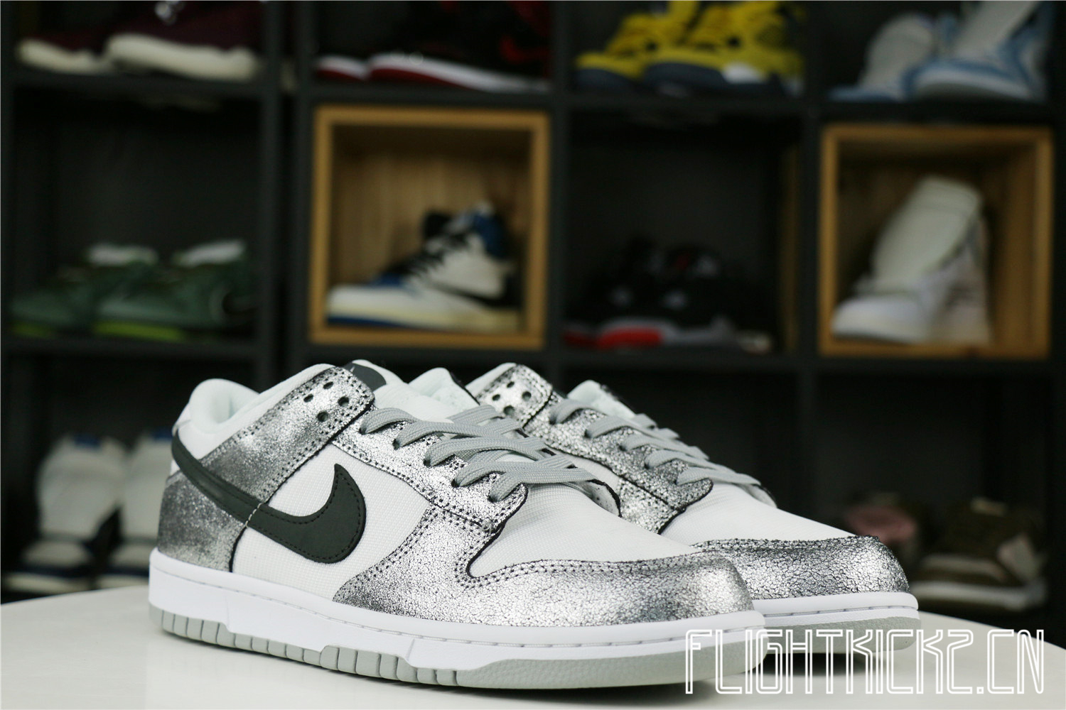 Nike Dunk Low Golden Gals Metallic Silver