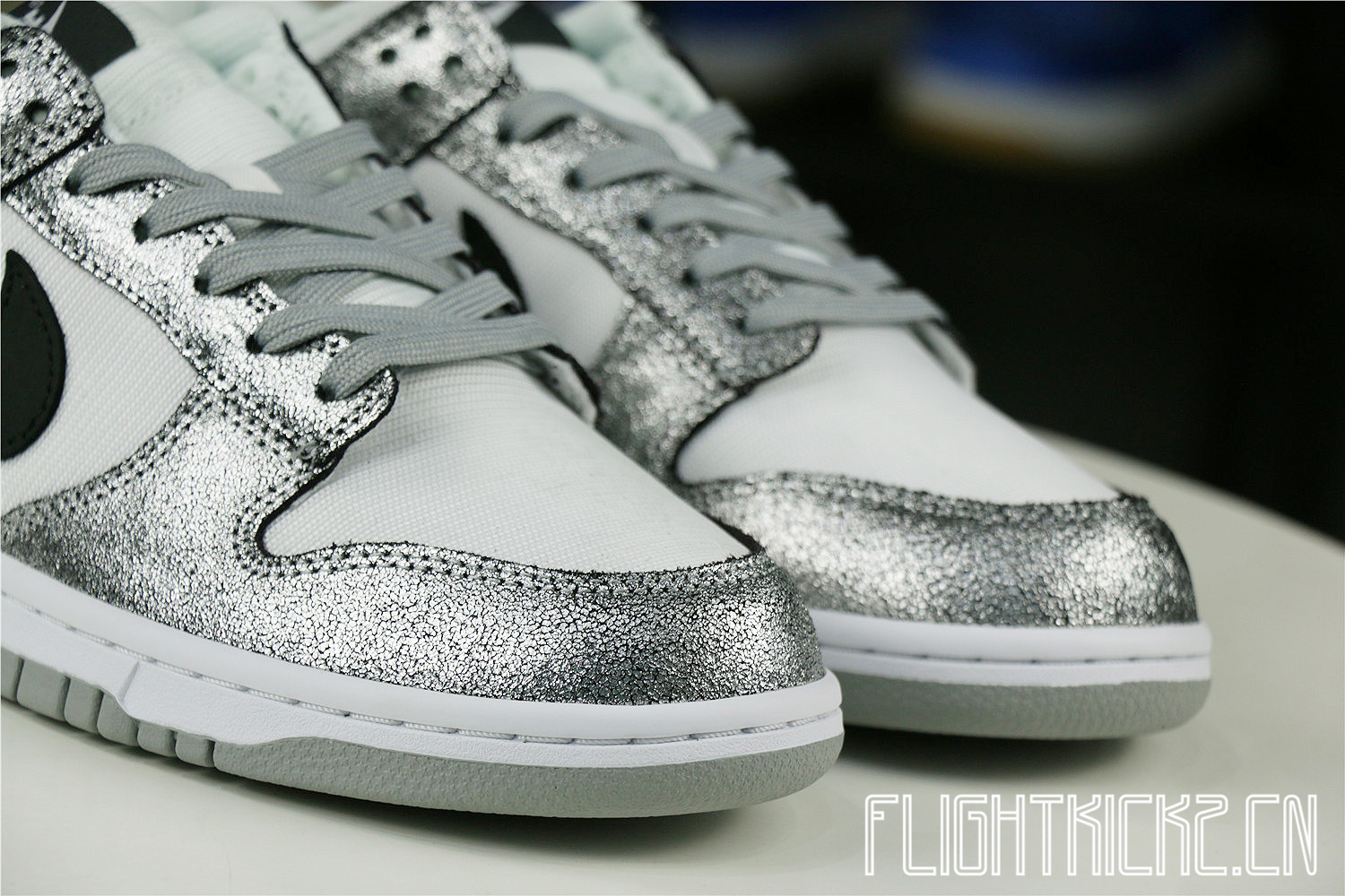 Nike Dunk Low Golden Gals Metallic Silver