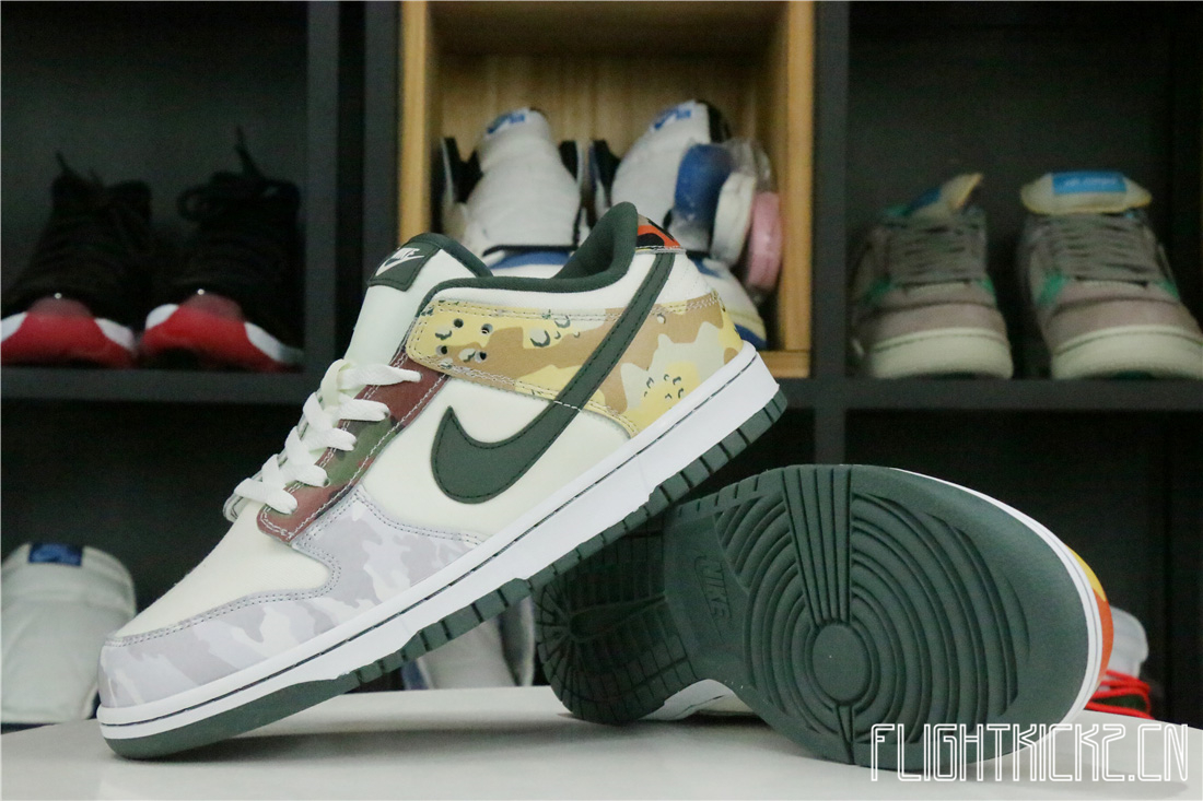 Nike Dunk Low SE Sail Multi-Camo