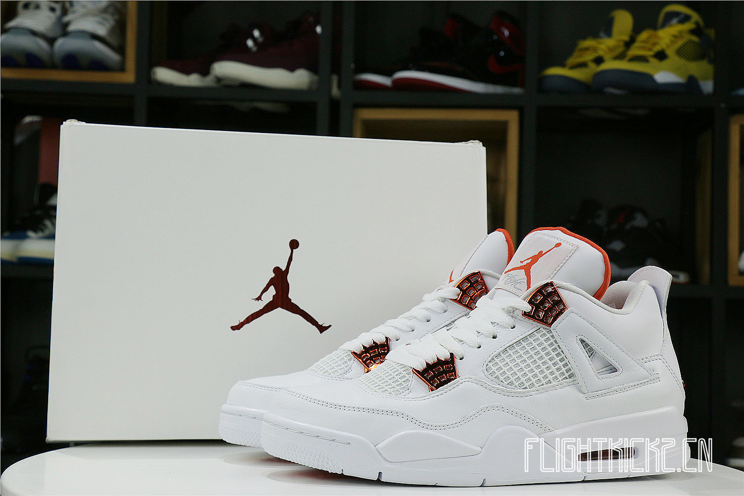 Air Jordan 4 Retro Orange Metallic 2020(LN5 A1 Batch)