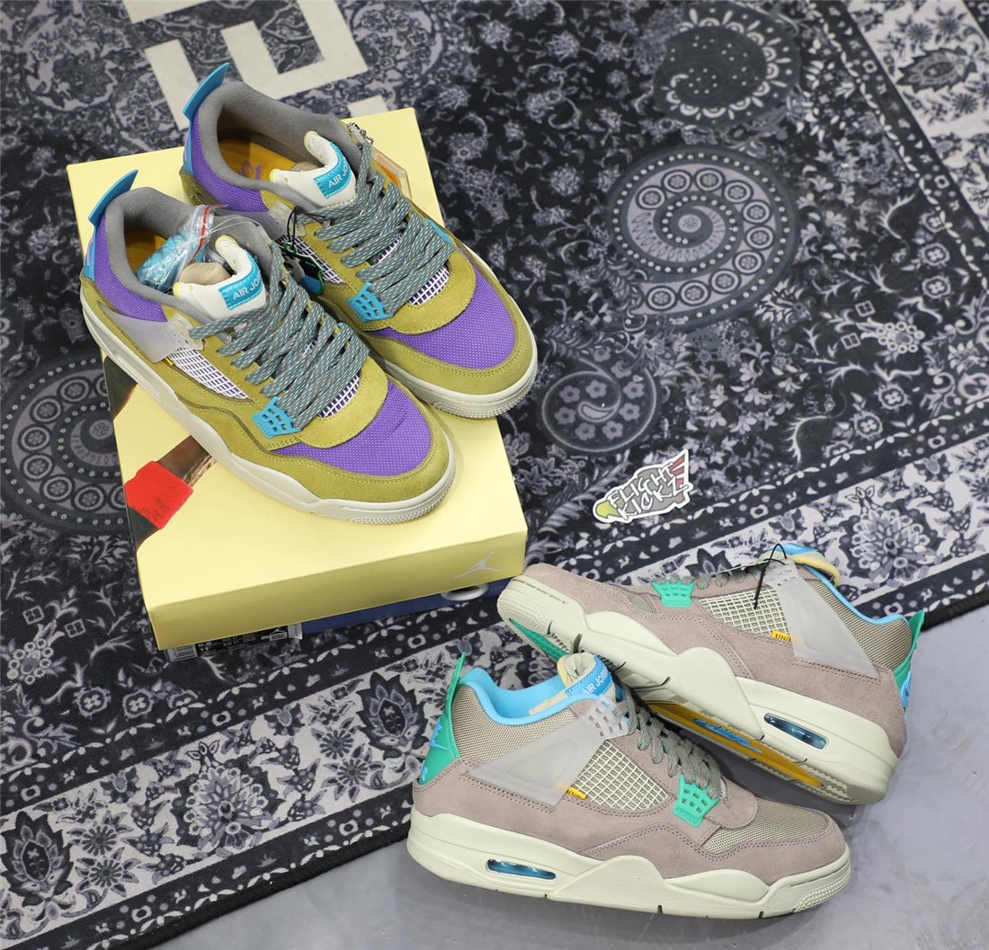 Union LA X Air Jordan 4 Retro “Desert Moss” 2021