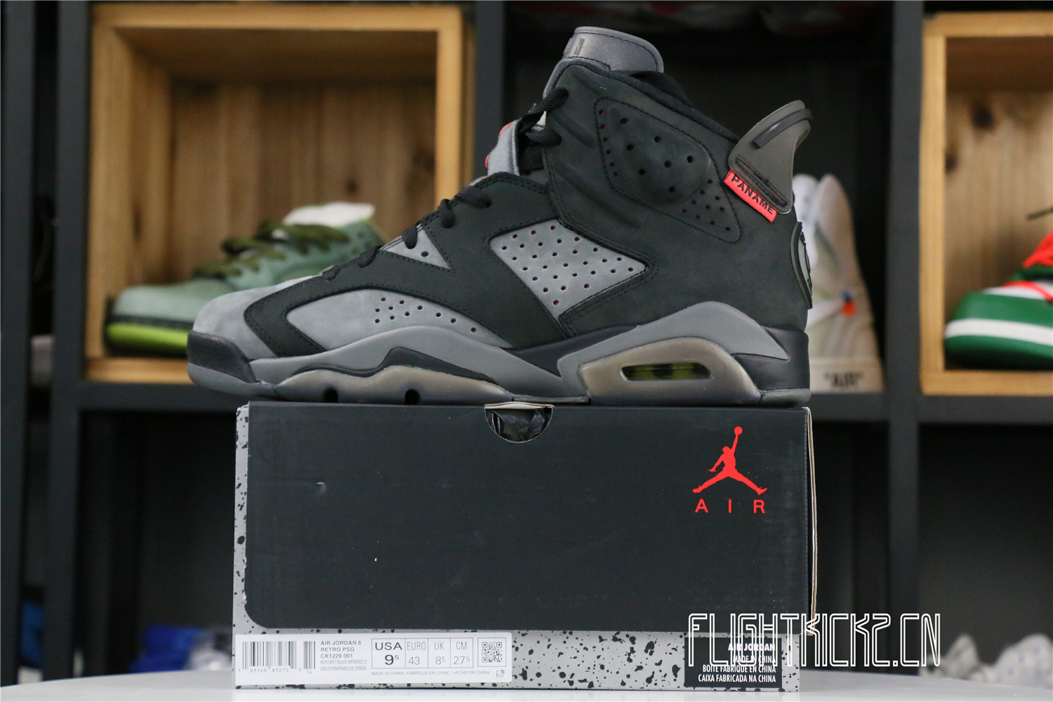 PARIS SAINT-GERMAIN X AIR JORDAN 6 RETRO ‘IRON GREY’