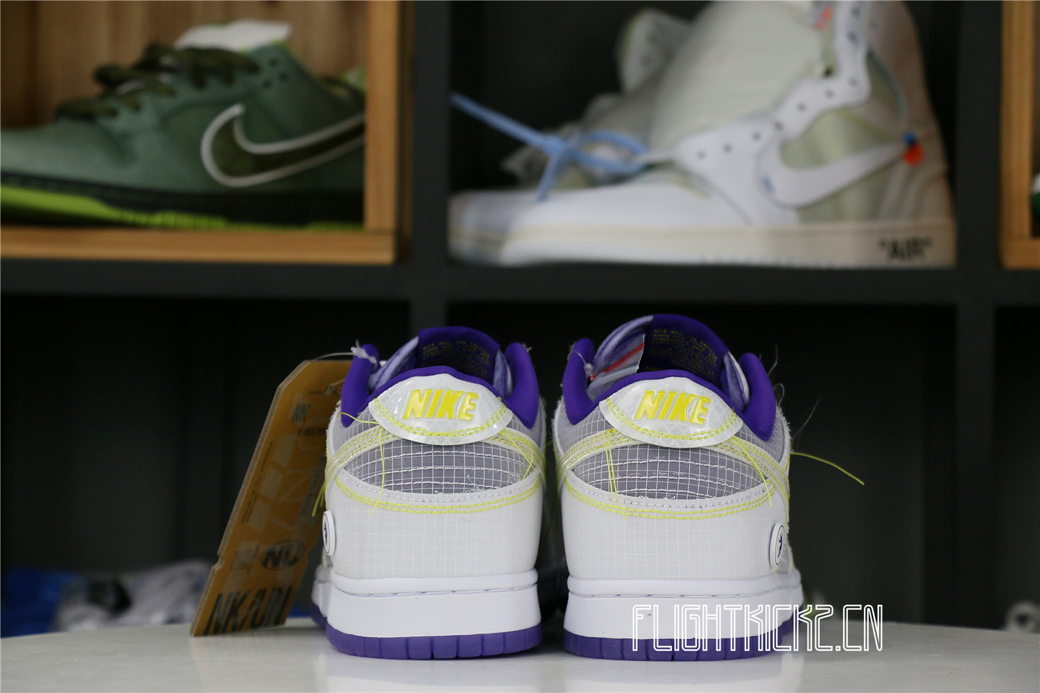 Nike Dunk Low Union Passport Pack Grey Purple