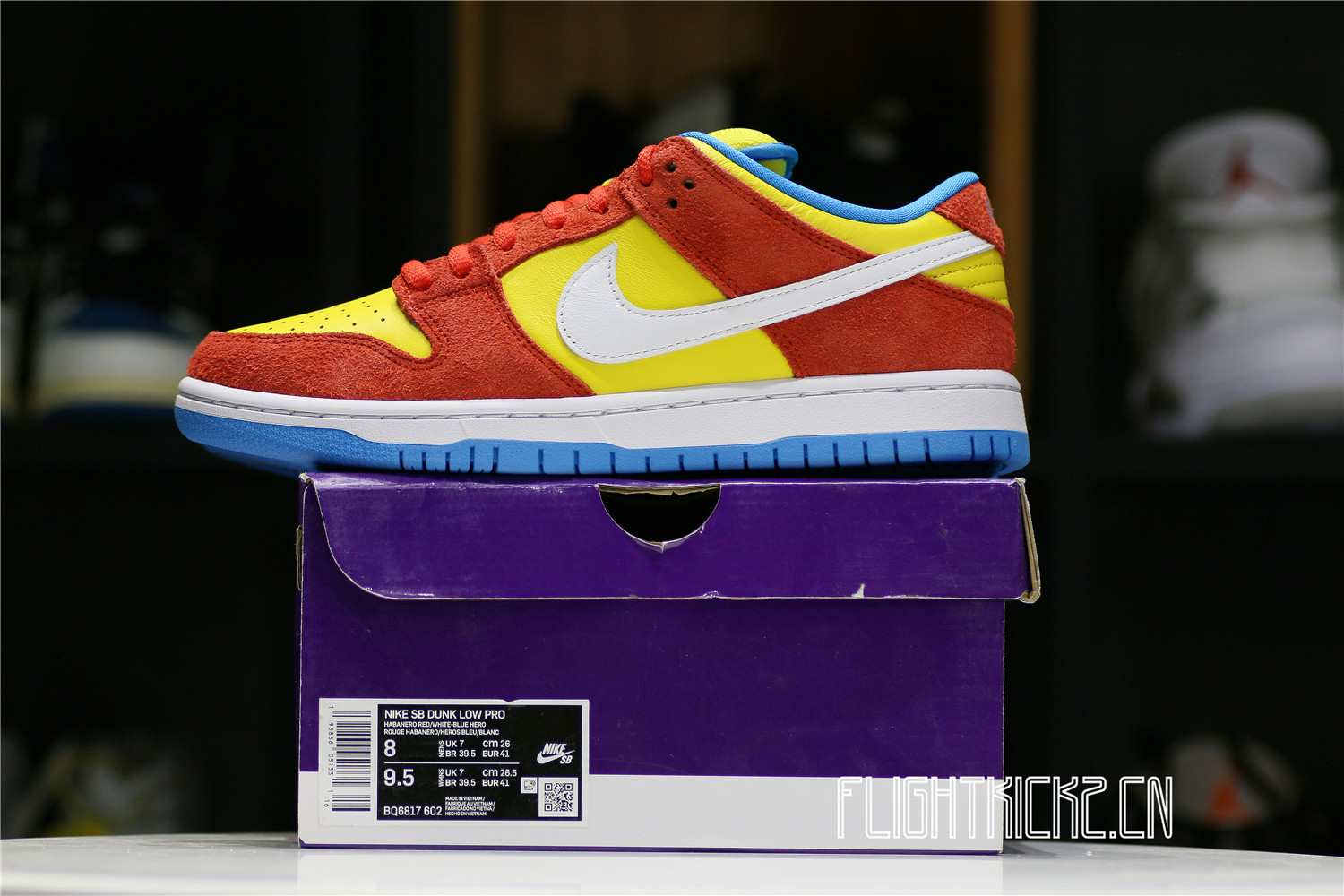 Nike SB Dunk Low Pro Bart Simpson