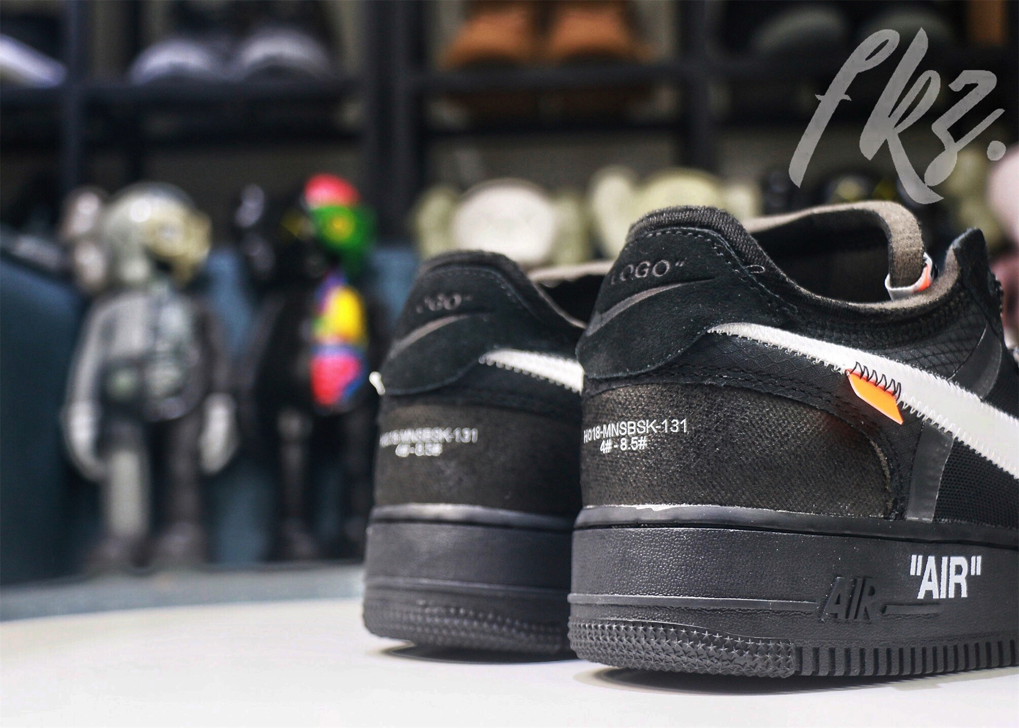 2018 Off White X Nike Air Force 1 Black