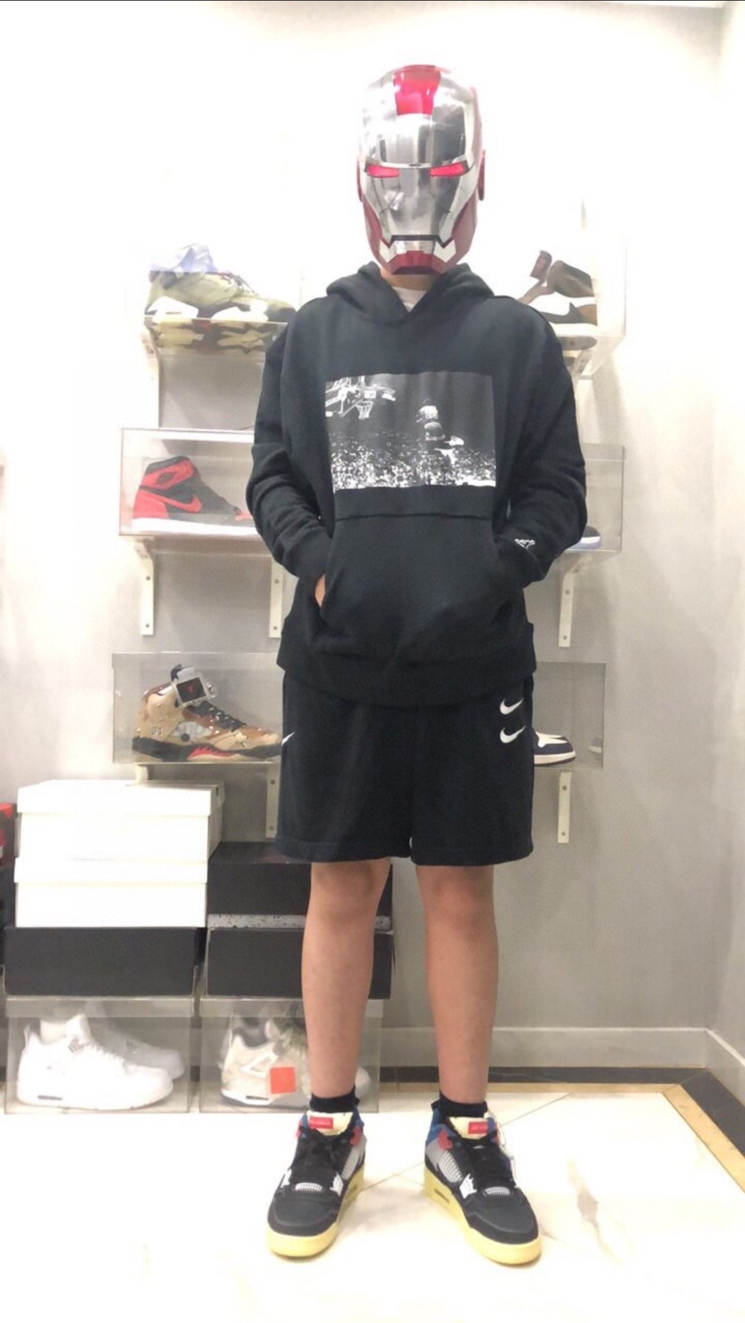 Air Jordan UNION co-branded trapeze hoodie