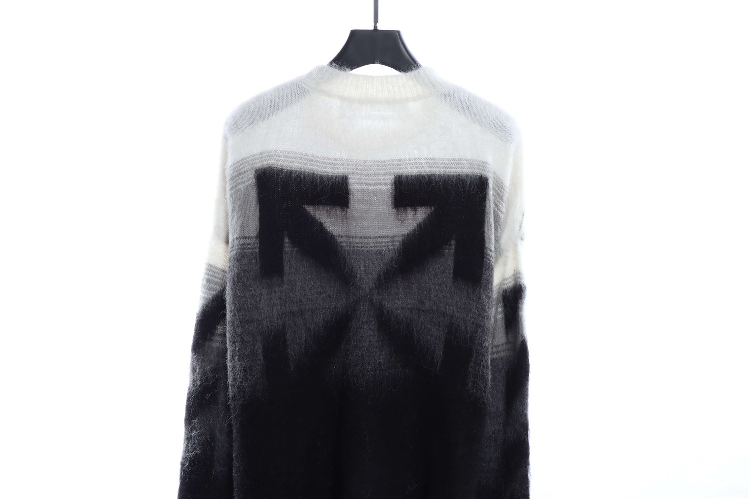 OFF WHITE Mohair Sweater Gradient