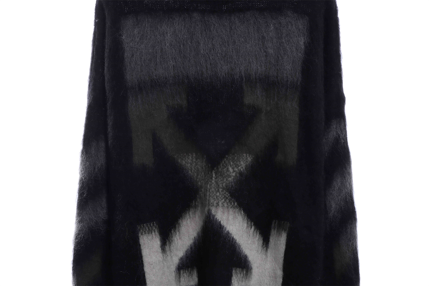 OFF WHITE Mohair Sweater Gradient 3
