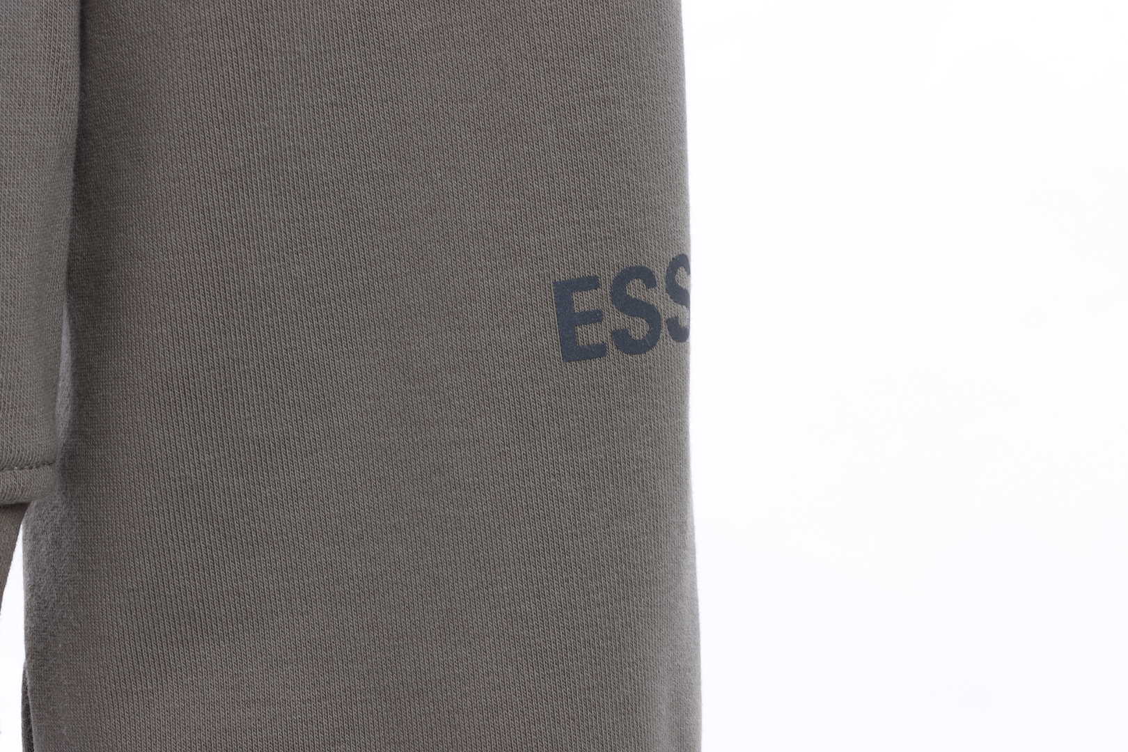 Double Line Back Silicone Lettering Zip Hoodie