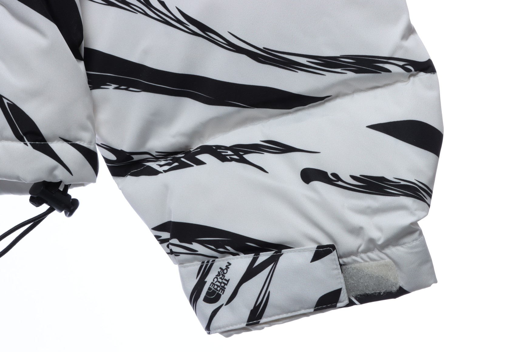 White ‘ZebraLogoPattern’ Down Jacket