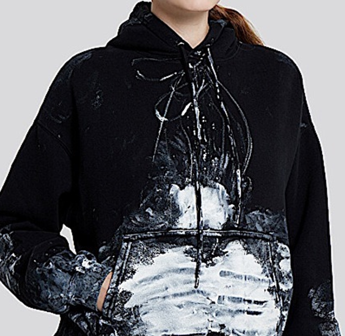 B-l3nc!aga Graffiti Splash Hoodie