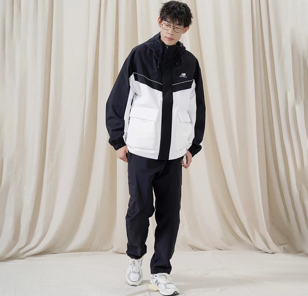 NB color contrast tooling jacket