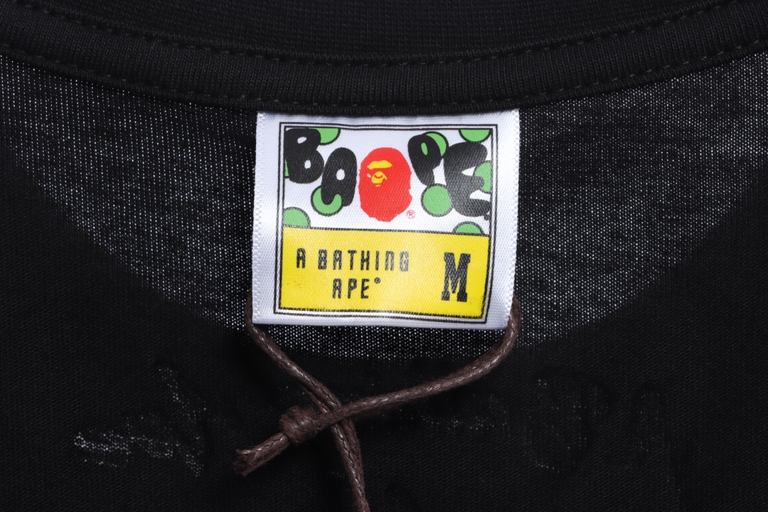 BAPE ape man colorful foam print short sleeves