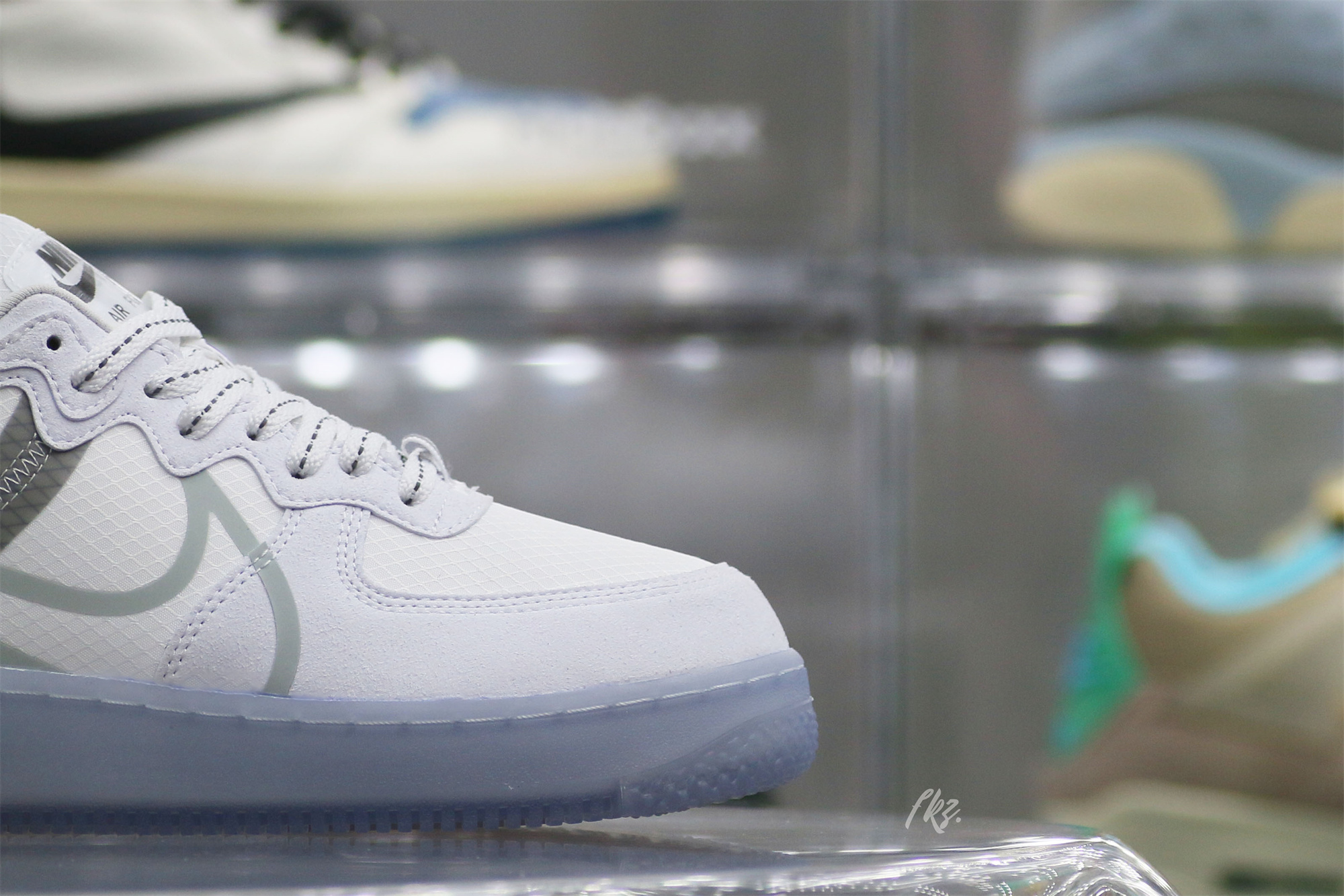 Nike Air Force 1 React White Light Bone