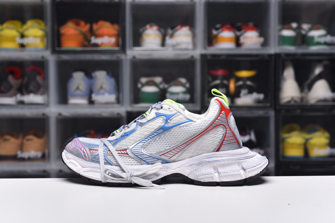 Balenciag* 3XL White Multicolor