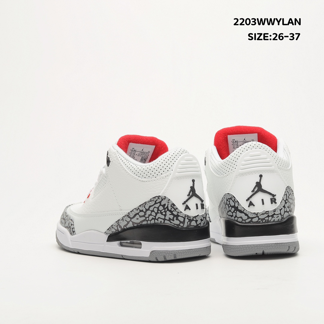 Air Jordan 3 Retro White Cement Toddler