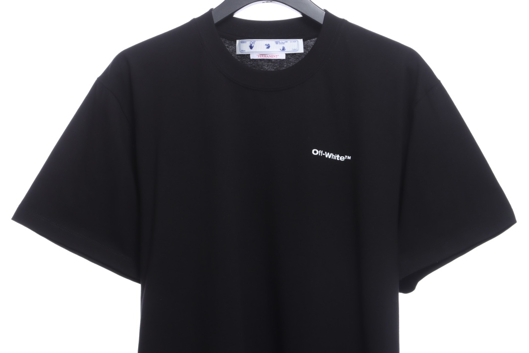 OW graffiti brush zebra crossing short sleeve