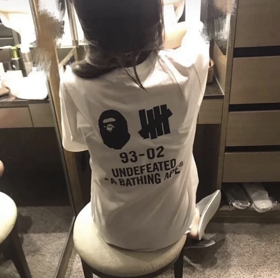 BAPE co-signed UDF Velcro short sleeves