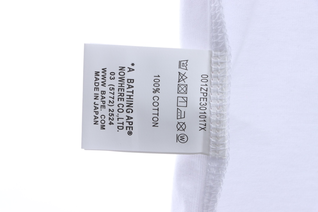 BAPE ape head logo colorful print short sleeves