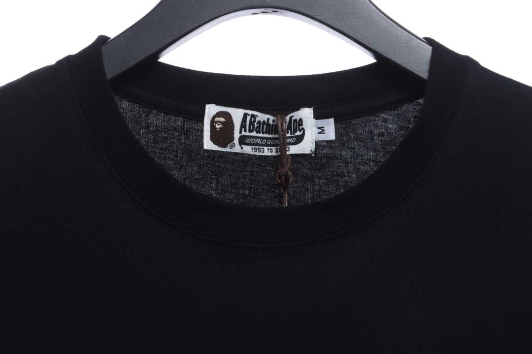 BAPE ape head logo colorful print short sleeves