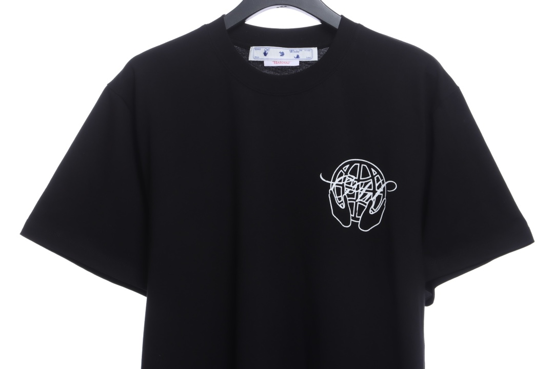 OW palm arrow print short sleeves