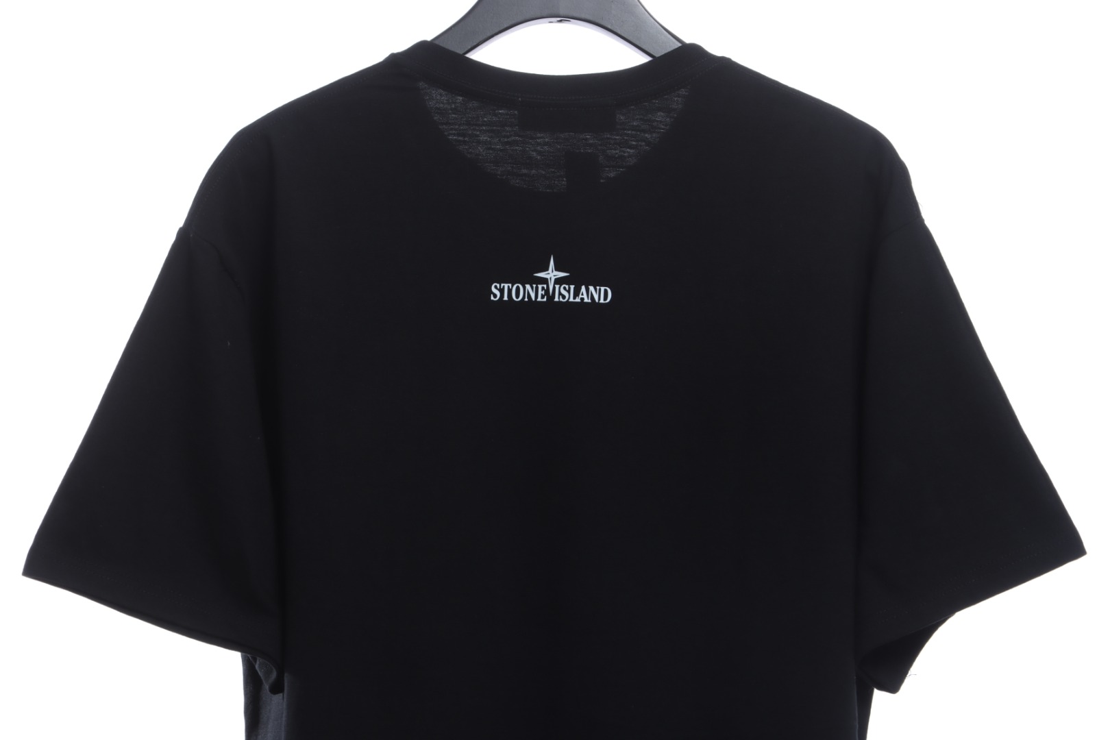 Stone Island Grid Compass Print Short Sleeve