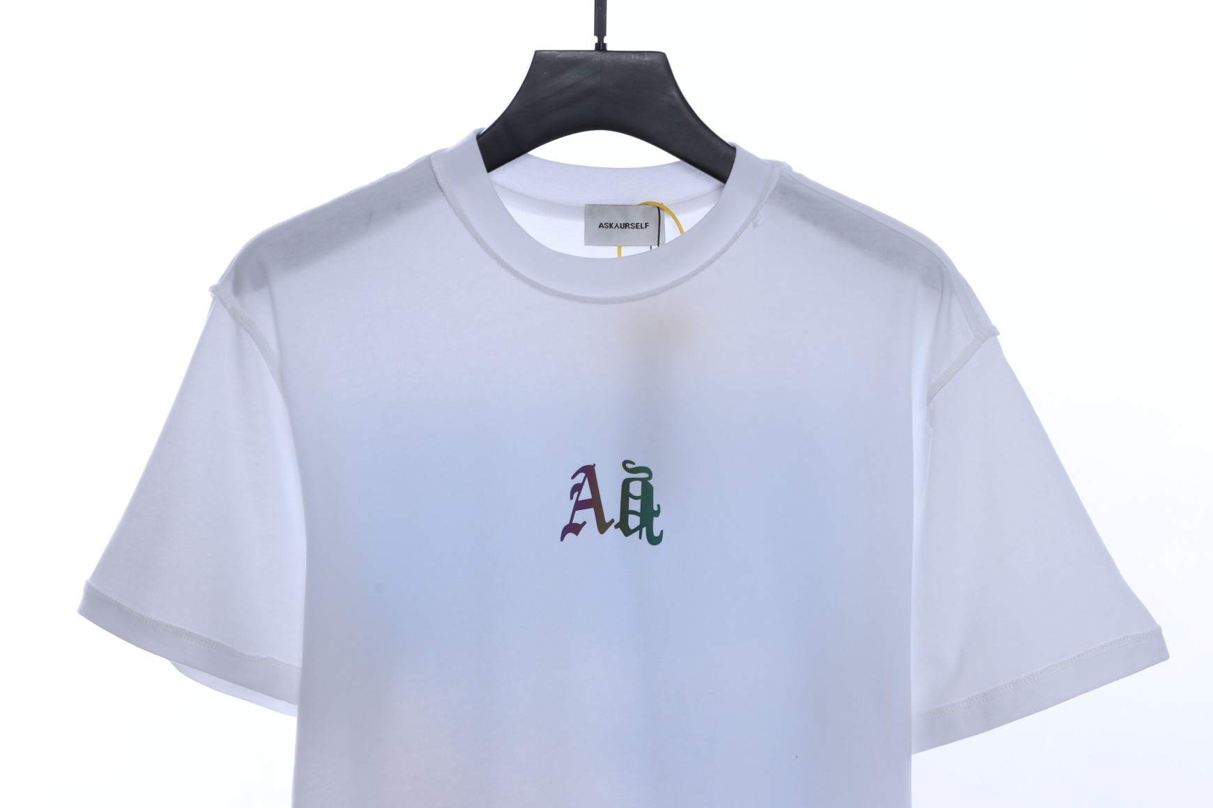 ASK Sky Symphony Reflective Letter Print Short Sleeves