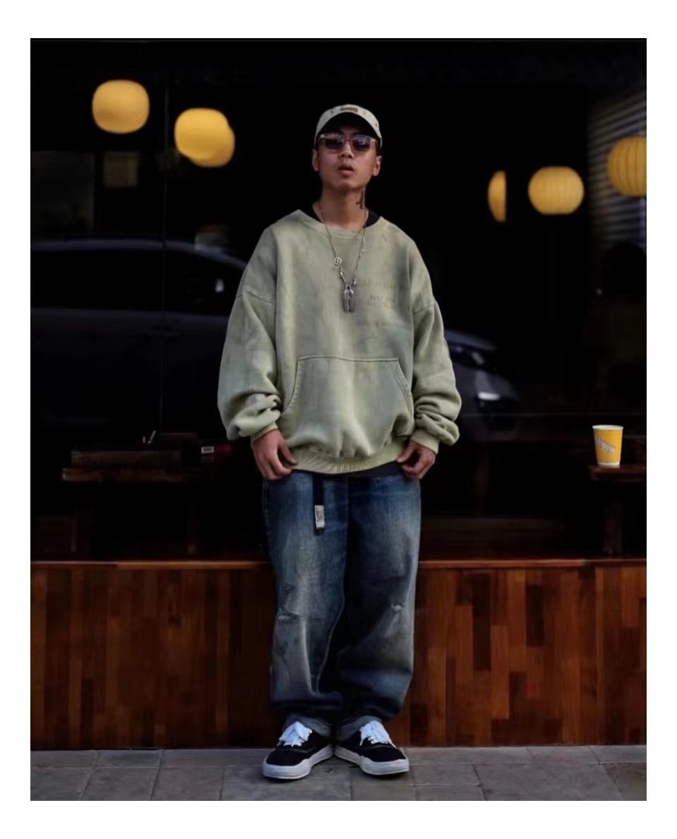 MADNESS WASHED VINTAGE DENIM PANTS