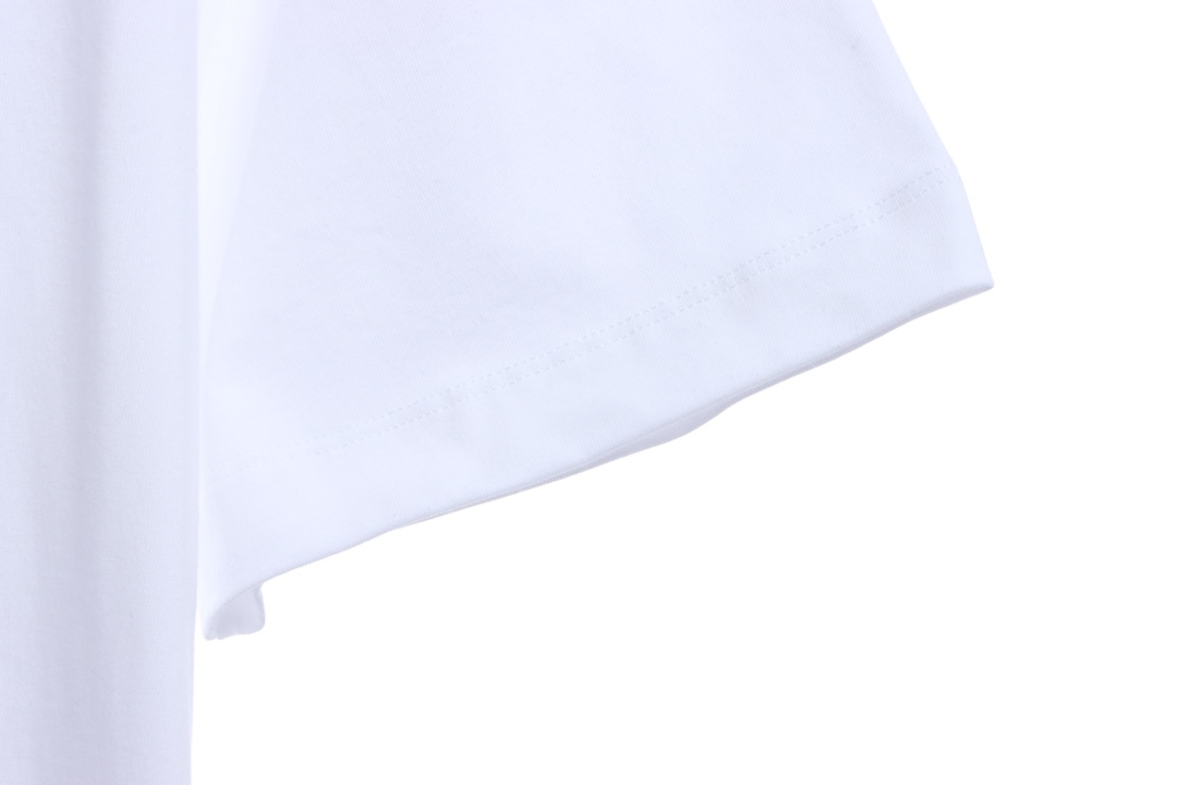 OW Sketch Splashed Ink Arrow Letter Short Sleeves