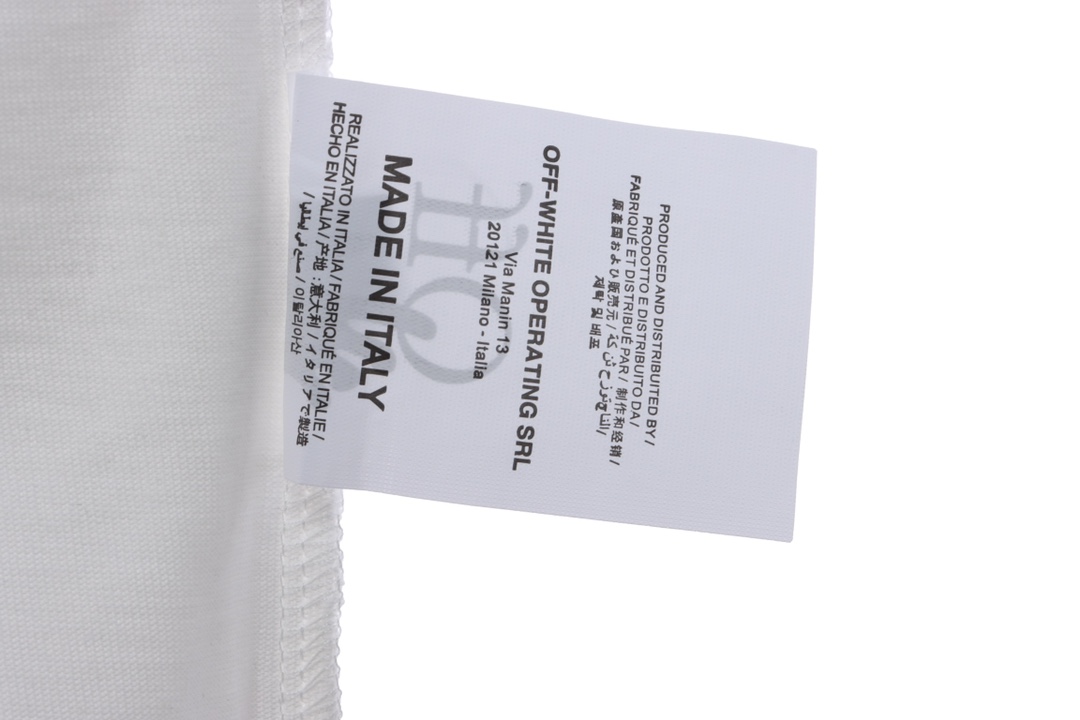 OW logo red graffiti arrow skull short sleeves