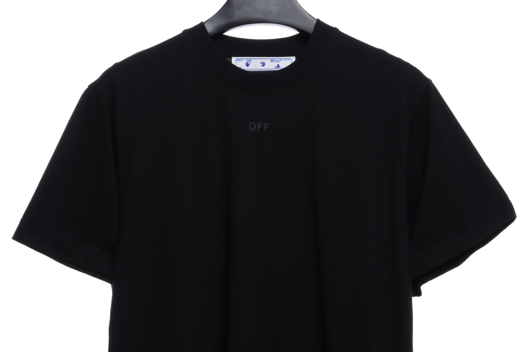 OW overlapping arrowhead pattern printing short sleeves