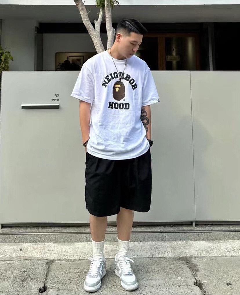 BAPE co-signed NBHD short sleeve
