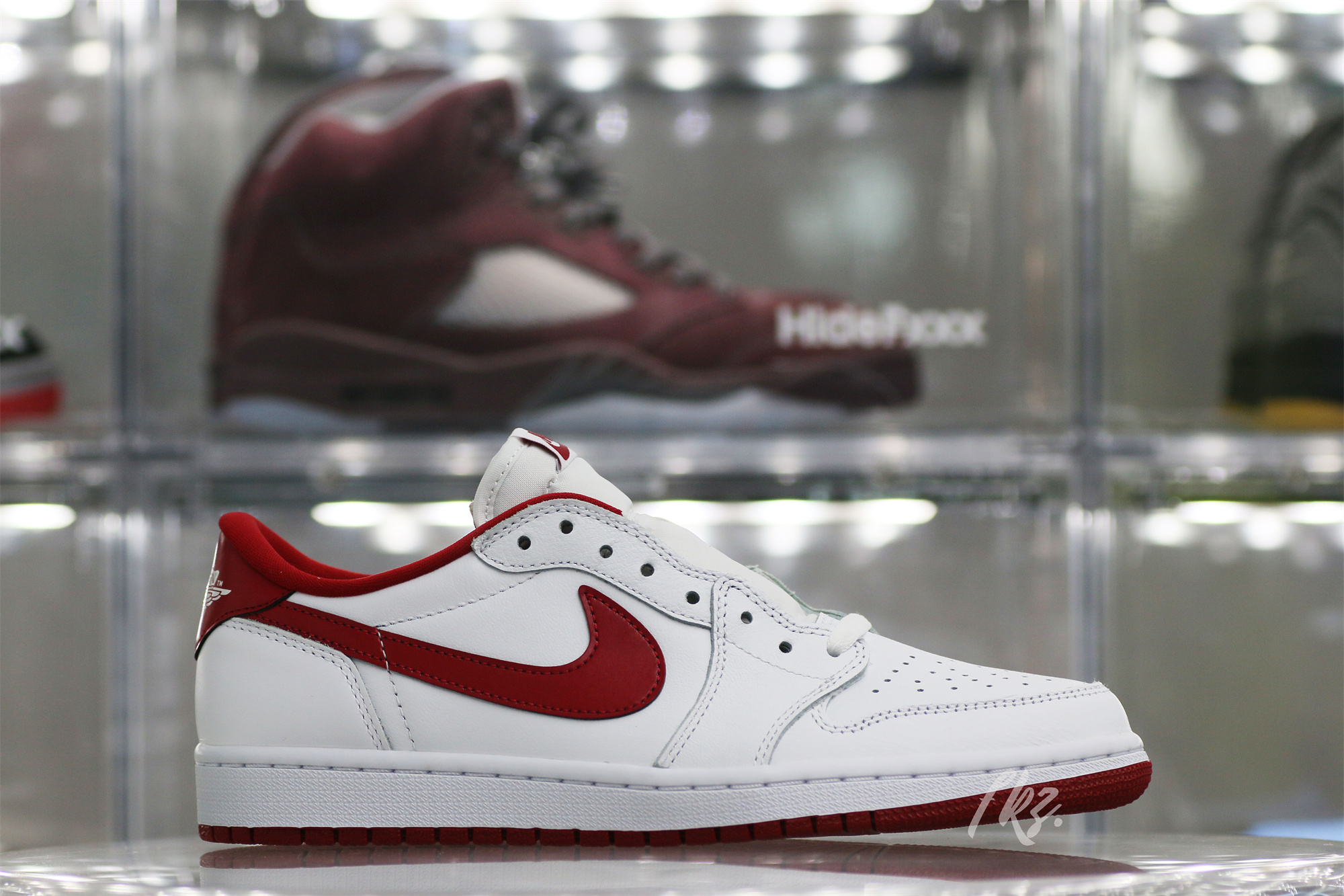 Air Jordan 1 Retro Low White Varsity Red