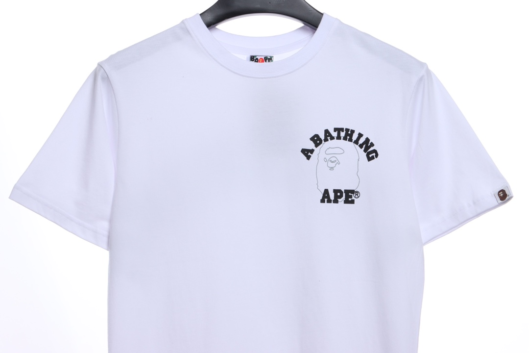 BAPE sketch ape-man head with short sleeves